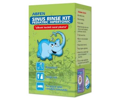 Abfen Farma Sinus Rinse Pediatric Hipertonic Burun Yıkama Kiti - 1