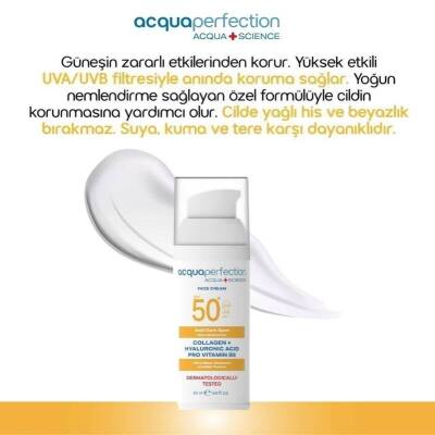 Acqua Perfection Çok Yüksek Korumalı Güneş Koruyuculu Yüz Kremi SPF50 50 ml - 6