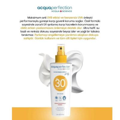 Acqua Perfection Güneş Koruyucu Sprey SPF 30 200ml - 5