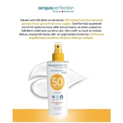 Acqua Perfection Güneş Koruyucu Sprey SPF50 200 ml - 5