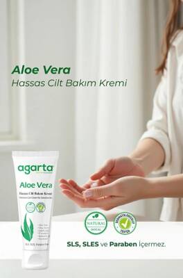 Agarta Doğal Aloe Vera Nemlendirici Cilt Kremi 75 ml - 2