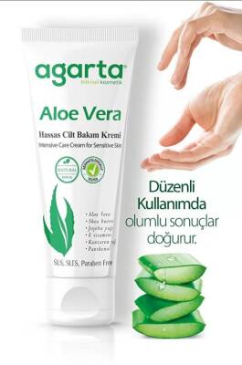 Agarta Doğal Aloe Vera Nemlendirici Cilt Kremi 75 ml - 3