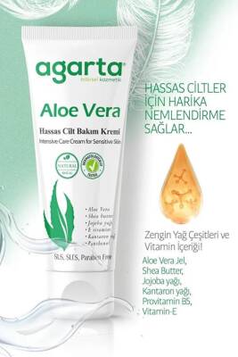 Agarta Doğal Aloe Vera Nemlendirici Cilt Kremi 75 ml - 4