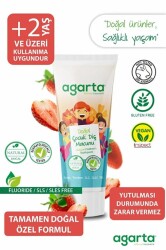 Agarta Doğal Çilekli Florürsüz Çocuk Diş Macunu 75 ml - 2