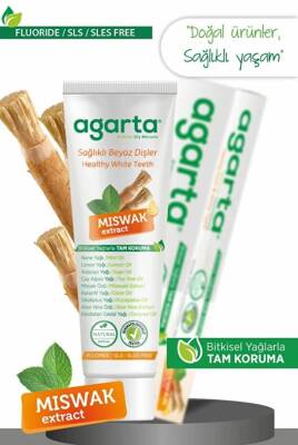 Agarta Doğal Misvak Özlü Diş Macunu 100 ml - 2