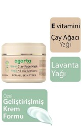 Agarta Doğal Yeşil Kil Yüz Maskesi 150 Ml - 3