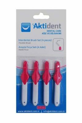 Aktident Arayüz Fırçası 0,40 mm Pembe 4'lü - 1