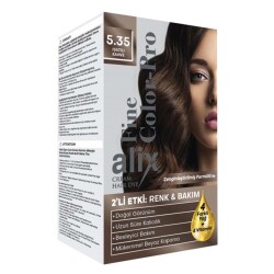 Alix Kit Saç Boyası 5.35 Işıltılı Kahve 50 ml - Alix