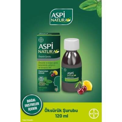 Aspi Natura Kids Öksürük Şurubu Vanilya & Çilek 120 ml - 2