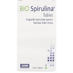 Assos Bio Spirulina 500 mg 240 Tablet - Assos