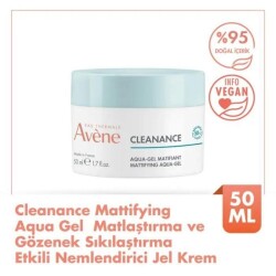 Avene Cleanance Mattifying Aqua Nemlendirici Krem 50 ml - 2