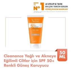 Avene Cleanance SPF50+ Renkli Güneş Kremi 50 ml - 2