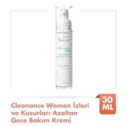 Avene Cleanance Women Akneye Eğilimli Ciltler İçin Gece Bakım Kremi 30 ml - 2