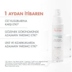 Avene Cleanance Women Akneye Eğilimli Ciltler İçin Gece Bakım Kremi 30 ml - 4