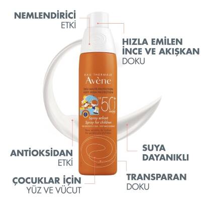 Avene Çocuk Spreyi Spf 50 200ml - 3