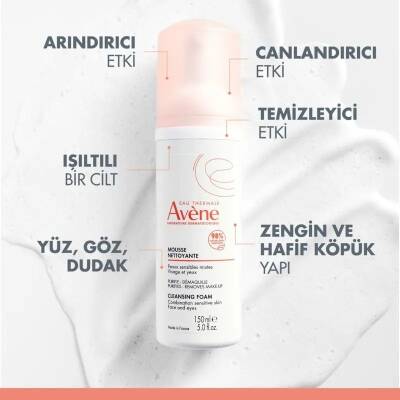 Avene Mousse Nettoyante Temizleme Köpüğü 150ml - 3