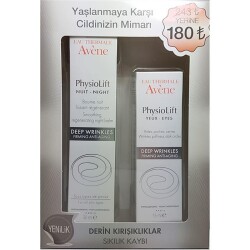 Avene Physiolift Night 30 ml + Physiolift Eyes 15 ml Set Göz Kremi - Avene