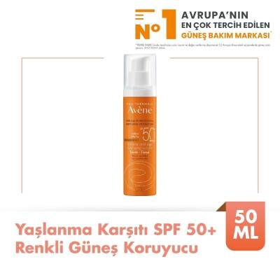 Avene Solaire Anti-age SPF50+ Yaşlanma Karşıtı Renkli Güneş Koruyucu 50 ml - 2