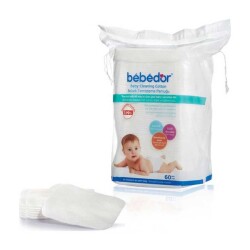 Bebedor 60 Adet Bebek Temizleme Pamuğu - Bebedor