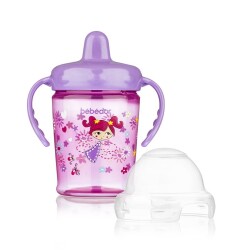 Bebedor 9508 Sert Uçlu Kulplu Alıştırma Bardağı Pembe - Bebedor