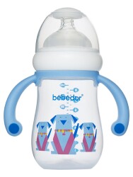 Bebedor Geniş Ağızlı Kulplu PP Biberon 240 ML 99322 - Bebedor