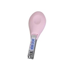 Bebedor Kolay Kavranabilen Çıt Çıt Tırnak Makası - Pembe - Bebedor
