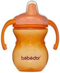 Bebedor Sert Uçlu Damla Akıtmaz Alıştırma Bardağı 270 ml +6 Ay - Bebedor