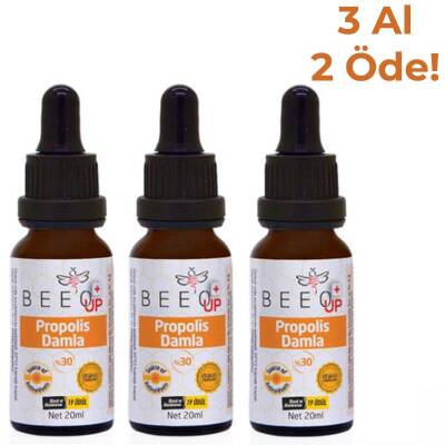 Bee O Up %30 Propolis Damla 20 ml 3 Adet - 1