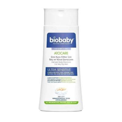 BioBaby Atocare Çok Kuru Ciltler İçin Saç ve Vücut Şampuanı 300 ml - 2