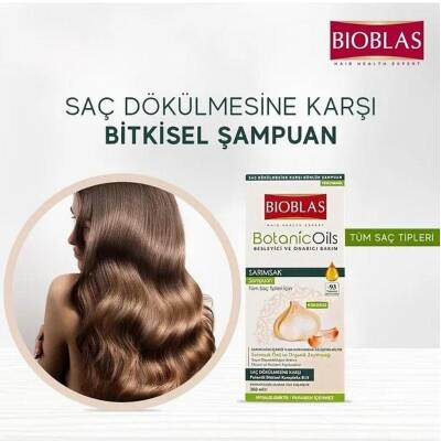 Bioblas Botanic Oils 360 ml Sarımsaklı Saç Dökülmesine Karşı Şampuan - 6
