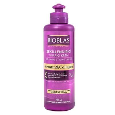 Bioblas Collagen ve Keratin Dökülme Karşıtı 250 ml Durulanmayan Saç Kremi - 1