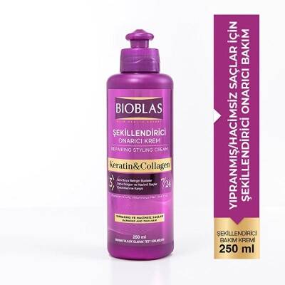 Bioblas Collagen ve Keratin Dökülme Karşıtı 250 ml Durulanmayan Saç Kremi - 2