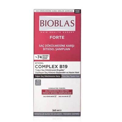 Bioblas Forte 360 ml Saç Dökülmelerine Karşı Şampuan - 1