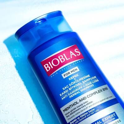 Bioblas Thermal Expert Mentol ve B19 360 ml Saç Dökülmesine Karşı Kepek Şampuanı - 8