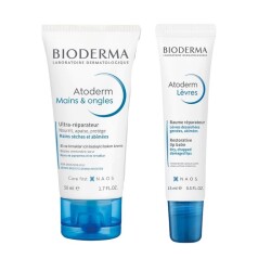 Bioderma Atoderm Hand Cream 50 ml + Lip Balm 15 ml Kofre - Bioderma