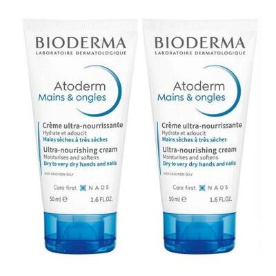 Bioderma Atoderm Nemlendirici El ve Tırnak Bakım Kremi 50 ml 1 Alana 1 Bedava - 1