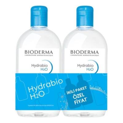 Bioderma Hydrabio H2O 2x500ml İkiz Set - 1