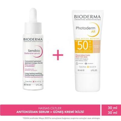 Bioderma Photoderm AR + Sensibio Defensive Serum Hassas Cilt Avantaj İkilisi - 2