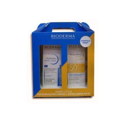 Bioderma Photoderm Creme SPF50+ ve Hydrabio Hyalu+ Serum Nemsiz Cilt Avantaj İkilisi - 1