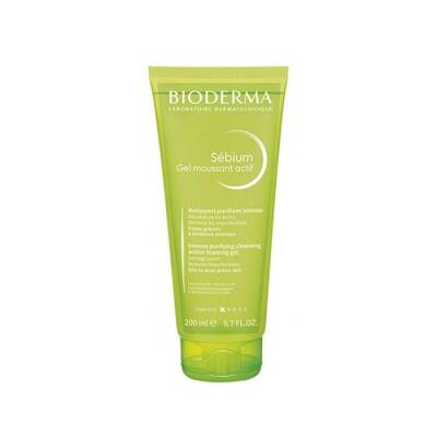 Bioderma Sebium Foaming Gel Actif 200 ml Yüz Temizleme Jeli - 1