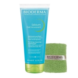 Bioderma Sebium Foaming Gel Tüp 200 ml + Bilek Havlusu - 1