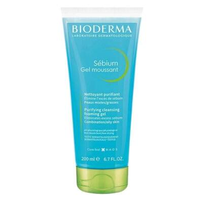 Bioderma Sebium Foaming Gel Tüp 200 ml + Bilek Havlusu - 2