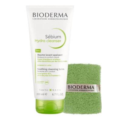 Bioderma Sebium Hydra Cleanser 200 ml Bilek Havlusu Hediyeli - 1