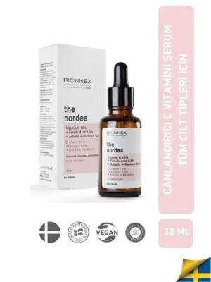 Bionnex Nordea Tüm Cilt Tipleri Için Canlandırıcı C Vitamini Serum 30 ml - 1