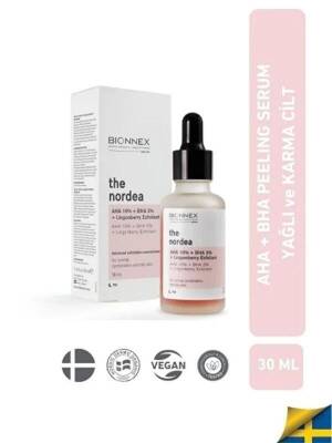 Bionnex The Nordea Aha 10% Bha 2% Yağlı Ve Karma Ciltler Için Peeling Serum 30 ml - 1