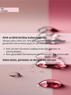 Bionnex The Nordea Aha 10% Bha 2% Yağlı Ve Karma Ciltler Için Peeling Serum 30 ml - 4
