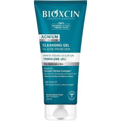 Bioxcin Acnium Akneye Eğilimli Ciltler İçin Temizleme Jeli 200ml - 1