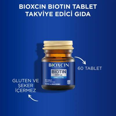 Bioxcin Biotin 5000 Mcg 60 Tablet Biotin Şampuan 300 ml Kofre - 4