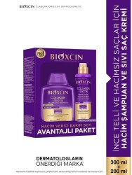 Bioxcin Collagen & Biotin Hacim Verici Bakım Seti - Şampuan 300 ml + Sıvı Saç Kremi 200 ml - Bioxcin