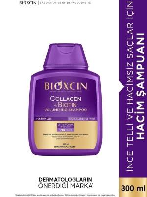Bioxcin Collagen & Biotin Hacim Verici Bakım Seti - Şampuan 300 ml + Sıvı Saç Kremi 200 ml - 4